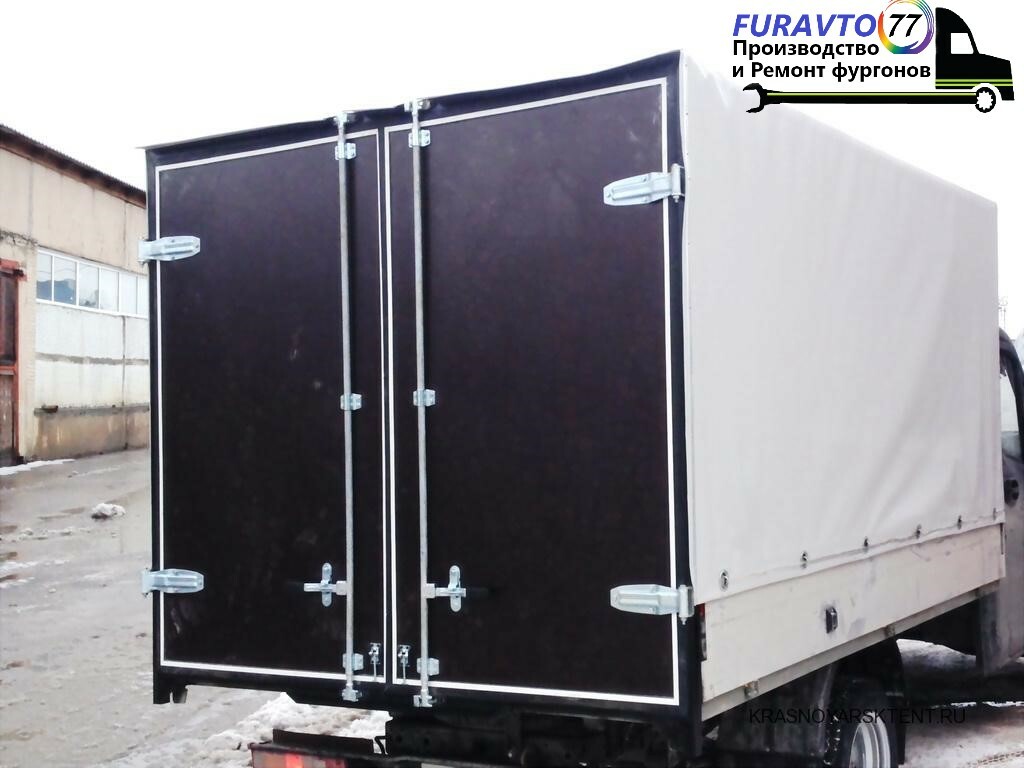 Установить ворота в тентованный фургон Новые ворота в фургон