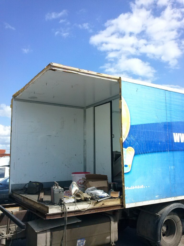 Восстановление сэндвич панелей фургона Ремонт сэндвич фургонов